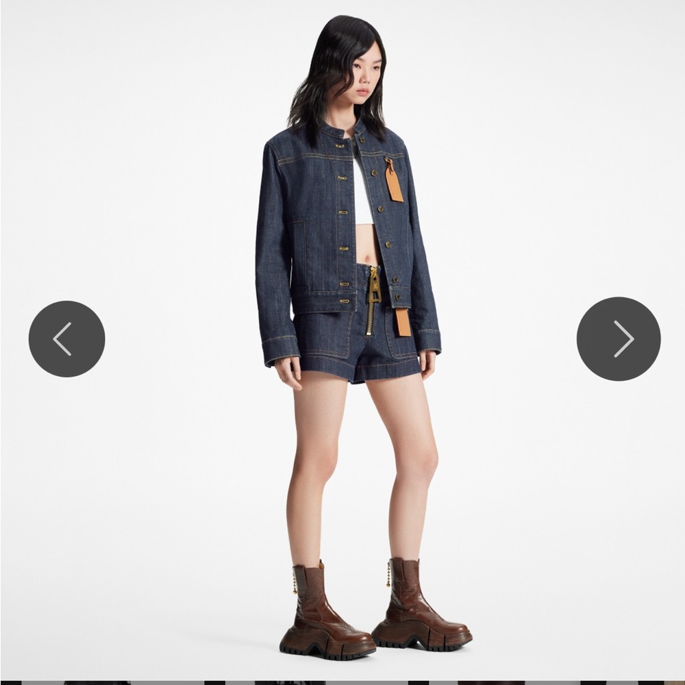 💯 NIB Louis Vuitton Brown Zoom Platform Boots